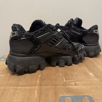 Prada Cloudbust Thunder Black Sequin Sneakers