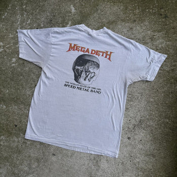 1980s MEGADETH I KILL FOR THRILLS TEE