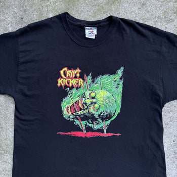 1990S CRYPT KICKER METAL BAND TEE