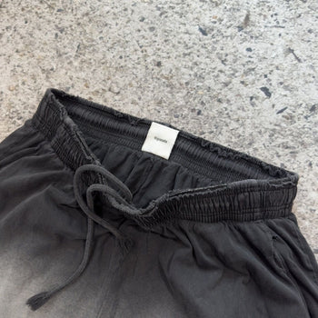 Vetements SS23 Runway Washed Black Double Layer Baggy Wide Leg Sweatpants