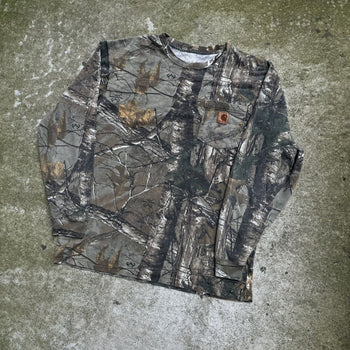 CARHARTT CAMO REALTREE LONGSLEEVE TEE