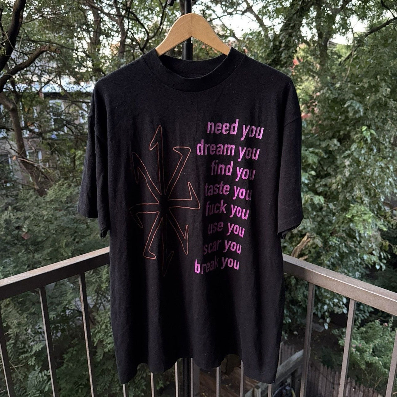 1995 Nine Inch Nails Eraser Band Tee