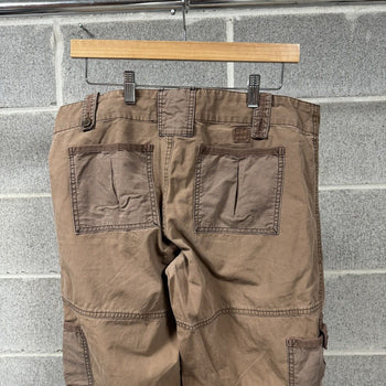 2000s Abercrombie & Fitch Brown Cargo Pants