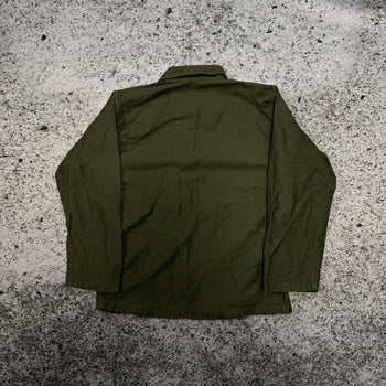 1960s Vietnam OG 107 Sateen Army Fatigue Shirt
