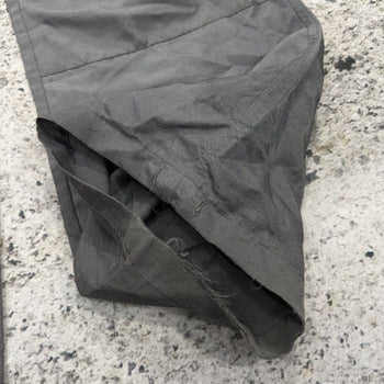 Pantalones anchos de nailon holgados con efecto cafeína de los años 90