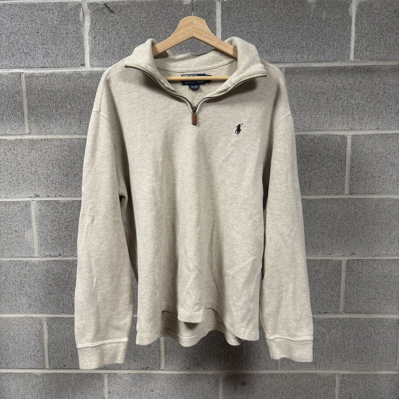 1990s/2000s Polo Ralph Lauren Quarter Zip Sweater