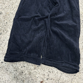 1990S INTERSTATE BAGGY WIDE LEG NAVY CORDUROY SKATER PANTS