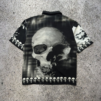 Camisa con calavera de libélula de los años 2000