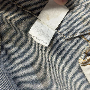 Vintage 1980s Levi's Faded Distressed Denim Trucker Jacket