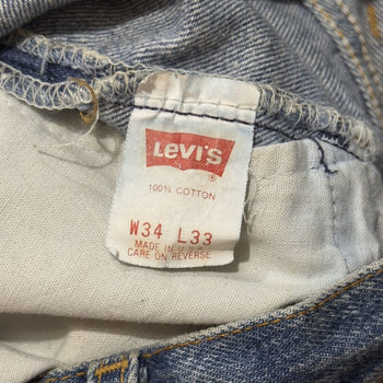 1990s Levi's 501xx Thrashed Faded Distressed Jeans - Made in USA