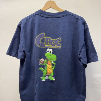 Vintage 1990s Faded Playstation Croc Legend of the Gobbos Tee