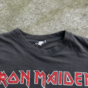 1980s IRON MAIDEN TAILGUNNER WORLD TOUR TEE