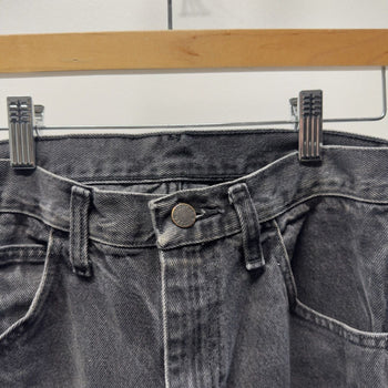 Vintage 2000s Rustler Faded Distressed Black Jeans