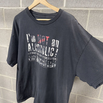 2000s Faded I’m Not An Alcoholic Drunk Tee