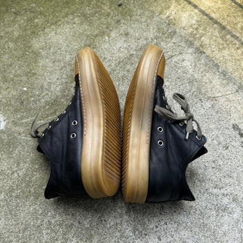 Rick Owens SS18 Dirt Leather Low Ramones Gum