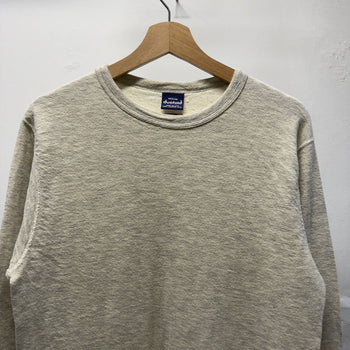Vintage 1990s Duofold Wool Cotton Beige Longsleeve Shirt