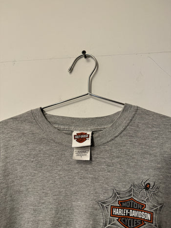 2000S HARLEY DAVIDSON FADED SPIDER LONGSLEEVE