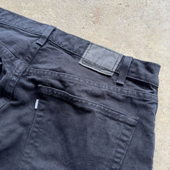 1990S LEVI’S SILVERTAB BLACK BAGGY DENIM SKATER JEANS