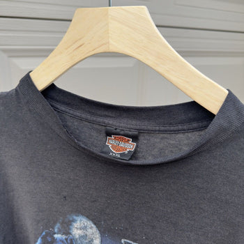 1990s Harley Davidson Legends Live Thrashed Faded Distressed Tee
