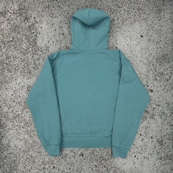 STUSSY SPORT BLUE DOT LOGO ZIP UP HOODIE