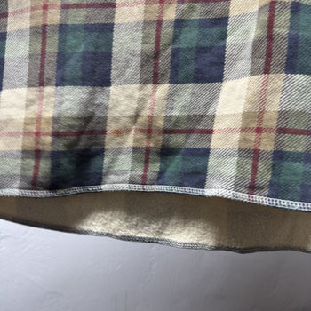 2000s Abercrombie & Fitch Plaid Flannel Sweatshirt