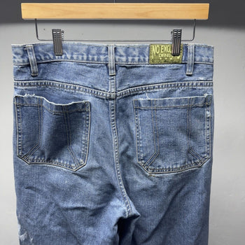 1990s Y2K Women's Baggy Wide Leg Skater Jeans