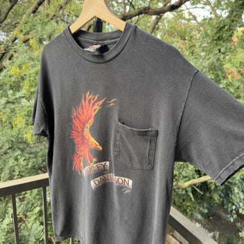 2000s Harley Davidson Faded Pocket Tee