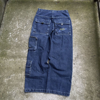 1990S/2000S Y2K PACO JEANS BAGGY DENIM CARGO SKATER JEANS