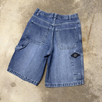 2000S BAGGY FADED DENIM CARPENTER SKATER JEAN SHORTS JORTS