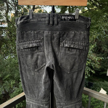 Balmain AW10 Decarnin Distressed Biker Moto Jeans Japan