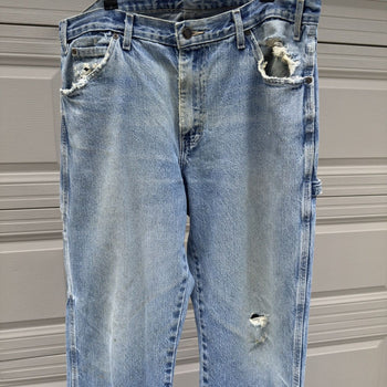 2000s Dickies Thrashed Faded Distressed Work Jeans