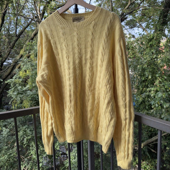 Paul Stuart Cashmere Cable Crewneck Sweater