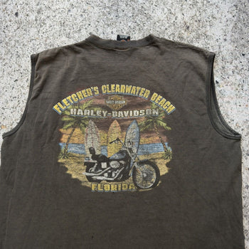 1990s Harley Davidson Thrashed Faded Tank