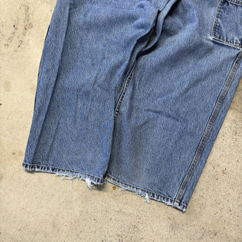 2000s US Polo Assc Thrashed Baggy Wide Leg Jeans