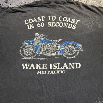 1990s Thrashed Faded Single Stitch Biker Tee