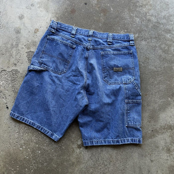 2000s WRANGLER FADED BAGGY DENIM JEAN SHORTS JORTS