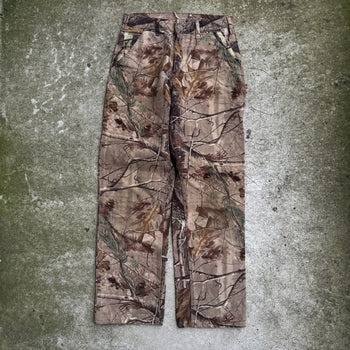 CARHARTT REALTREE CAMO BAGGY CARPENTER PANTS