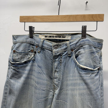Vintage 2007 Levi’s 501 Limited Edition Faded Studded Jeans
