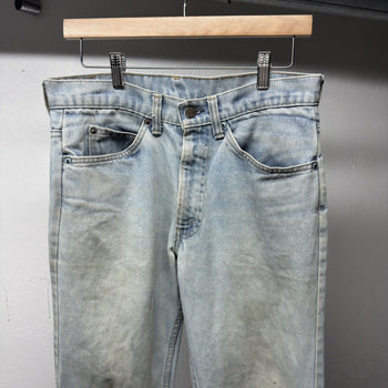 1980s Levi's 517 Thrashed Faded Dirty Flare Jeans - Made in USA