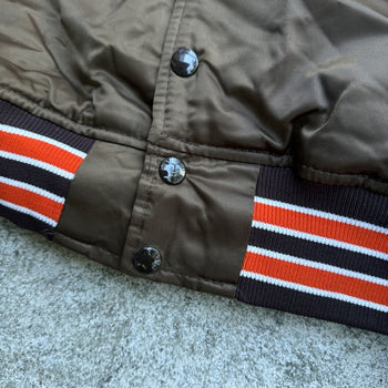 1990s CLEVELAND BROWNS NFL SATIN STARTER JACKET