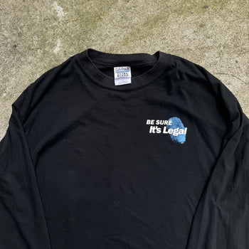 2000S MICROSOFT PIRACY LONGSLEEVE TEE XL