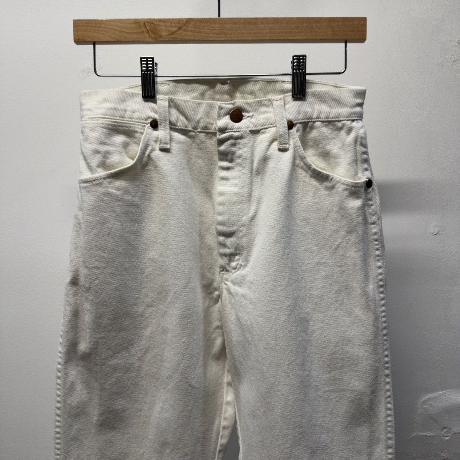 1980s Wrangler White Denim Jeans Women's