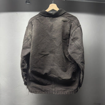 1990s Carhartt Faded Thrashed Distressed Chore Coat Jacket