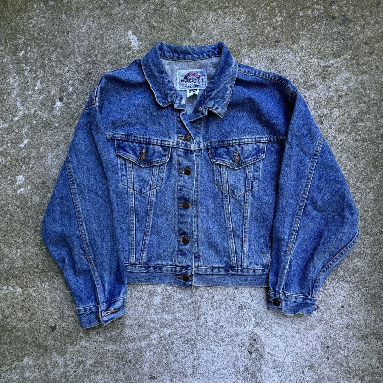 1980s LEVI’S WESTERN DENIM TRUCKER JACKET MADE IN USA