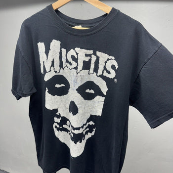 2002 Faded Misfits Crimson Skull Tee