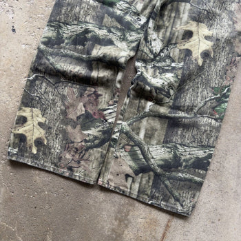 2000s MOSSY OAK BAGGY CAMO CANVAS PANTS 34