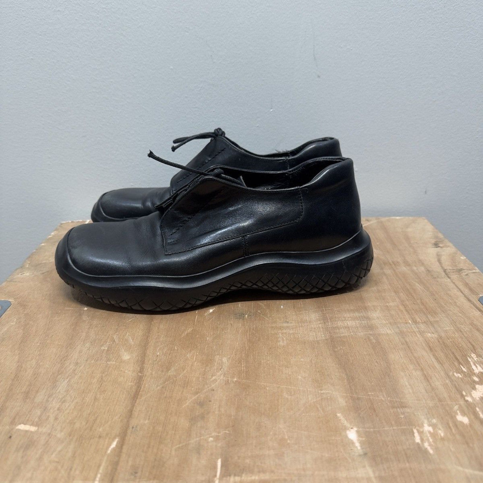 Prada AW99 Archive Leather Low Boots