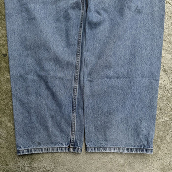 2000s CALVIN KLEIN BAGGY LIGHT WASH FADED SKATER JEANS