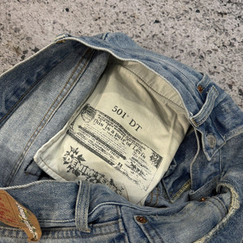 Denim Tears Virgil Abloh Embroidered Levi's 501 Jeans