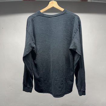 2000s Faded Blank Black Longsleeve Tee